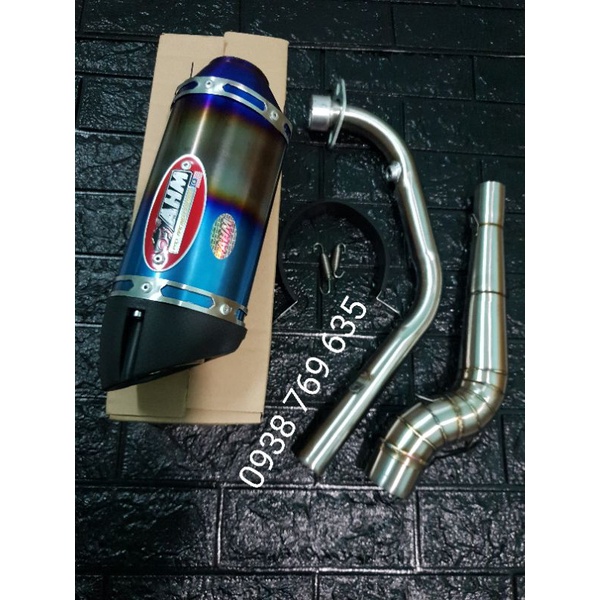 Pô AHM M3 màu full bộ Exciter  Winer Sonic Raider Fi Satria Gsx,wave dream sirius jupiter axelo future