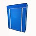Vỏ tủ vải quần áo, kt: dài x rộng x sâu: 160cmx120cmx44cm, bằng vải không dệt