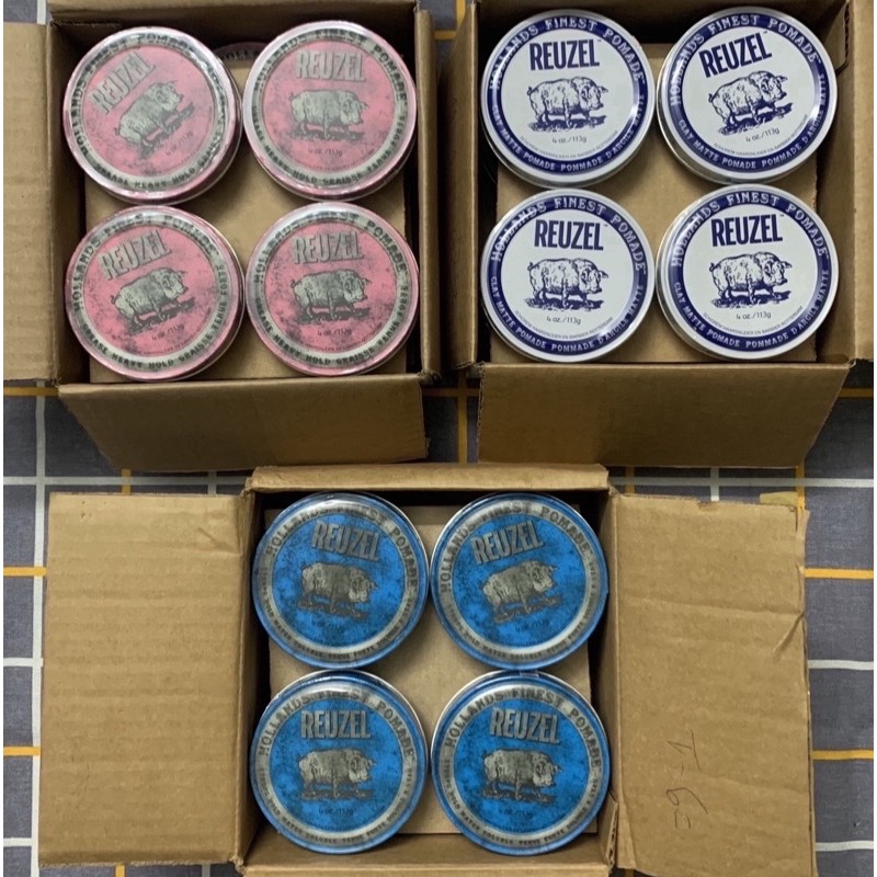 [ CHÍNH HÃNG ] Tạo kiểu tóc Reuzel Blue Pomade