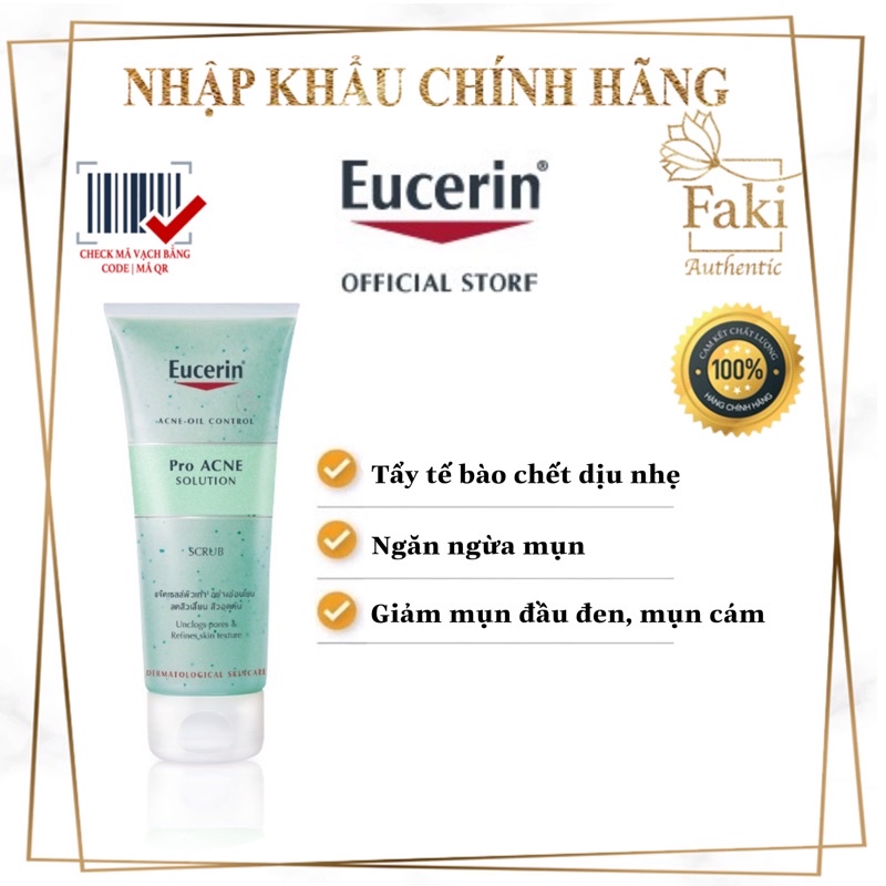 Tẩy tế bào chết ngăn ngừa mụn Eucerin Proacne Scrub 100ml - 88984