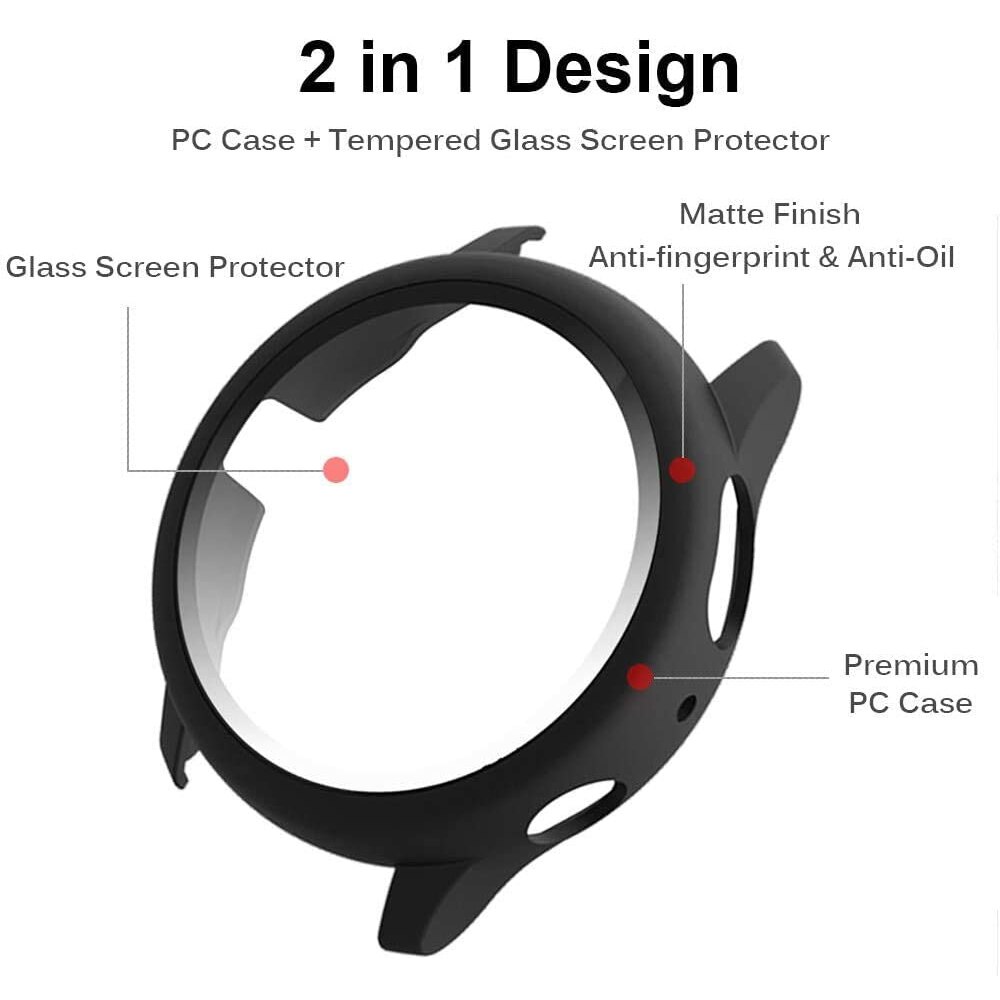 Vỏ Kính Cường Lực Bảo Vệ Màn Hình Đồng Hồ Samsung Galaxy Watch Active 2 40mm 44mm 9h