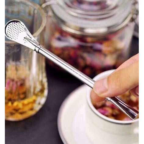 Ống hút kèm thìa khuấy vệ sinh ống hút rất dễ dàng | BigBuy360 - bigbuy360.vn