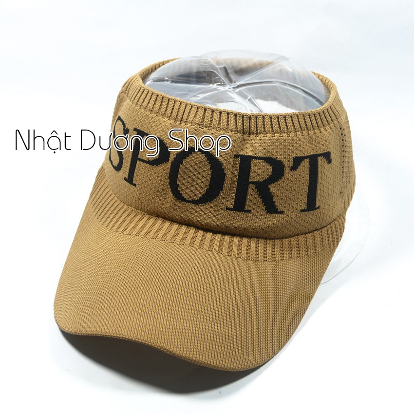 Nón kết in sport thể thao loại nửa đầu chất liệu len - chất liệu vải len cao cấp co giãn tạo nên sự thoải mái khi đội