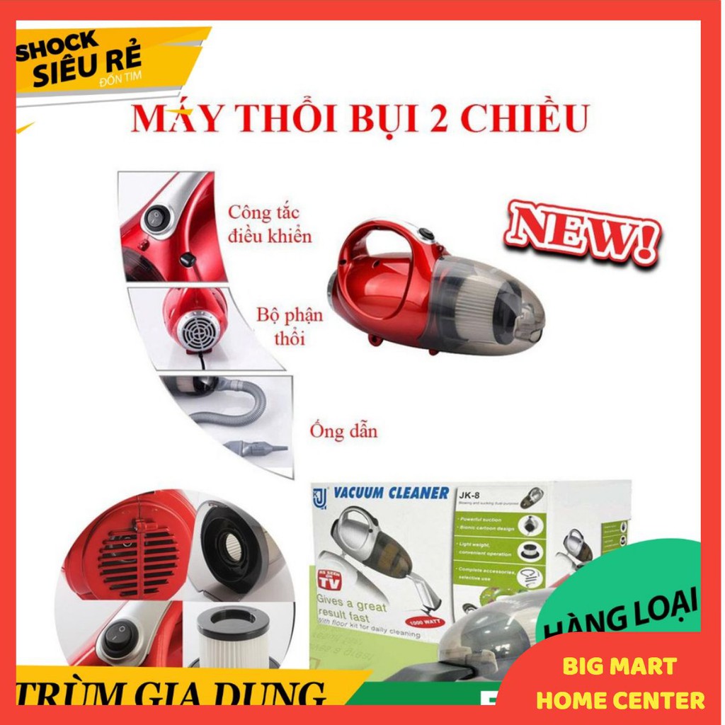 [GIÁ SẬP SÀN] Máy Hút Bụi Cầm Tay VACUUM CLEANR JK8