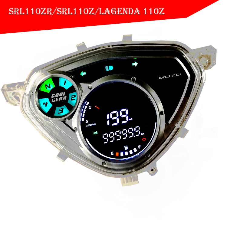 Đồng Hồ Đếm Tốc Độ Tự Động Kỹ Thuật Số Cho Xe Máy YAMAHA SRL110ZR / SRL110Z / Lagenda 110Z 5th Generation