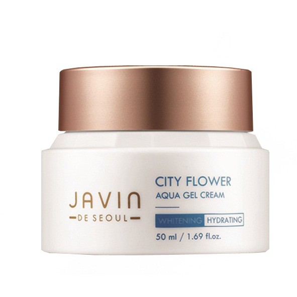 Kem Dưỡng Ẩm_Trắng Da Ban Đêm JAVIN DE SEOUL CITY FLOWER AQUA GEL CREAM 50 ml