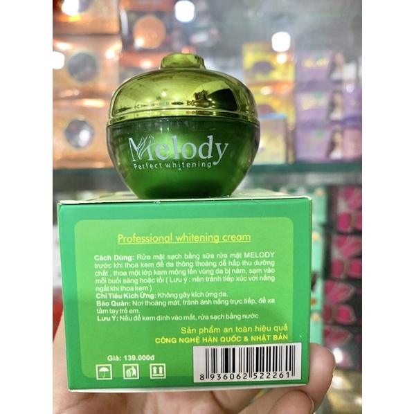 Kem Melody nám - trắng da hủ 12G