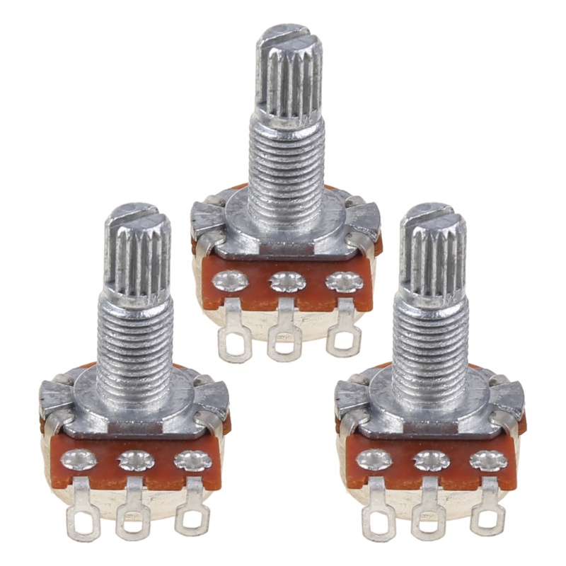Set 3 Chiết Áp Âm Thanh B250k 10mm Cho Đàn Ghi Ta Điện