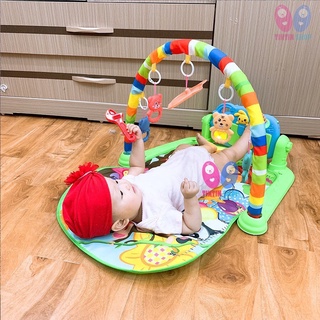 Thảm Nhạc Piano Cao Cấp Cho Bé Nằm Chơi Có Đèn Và Nhạc