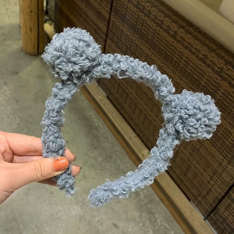 Băng Đô Cài Tóc Hình Tai Gấu Dễ Thương Ngọt Ngào