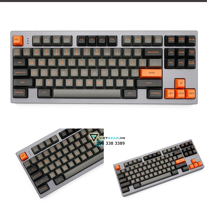 [Mã SKAMSALE03 giảm 10% đơn 200k] Bộ nút bàn phím Keycap SA Domikey Dolch Orange 159 nút