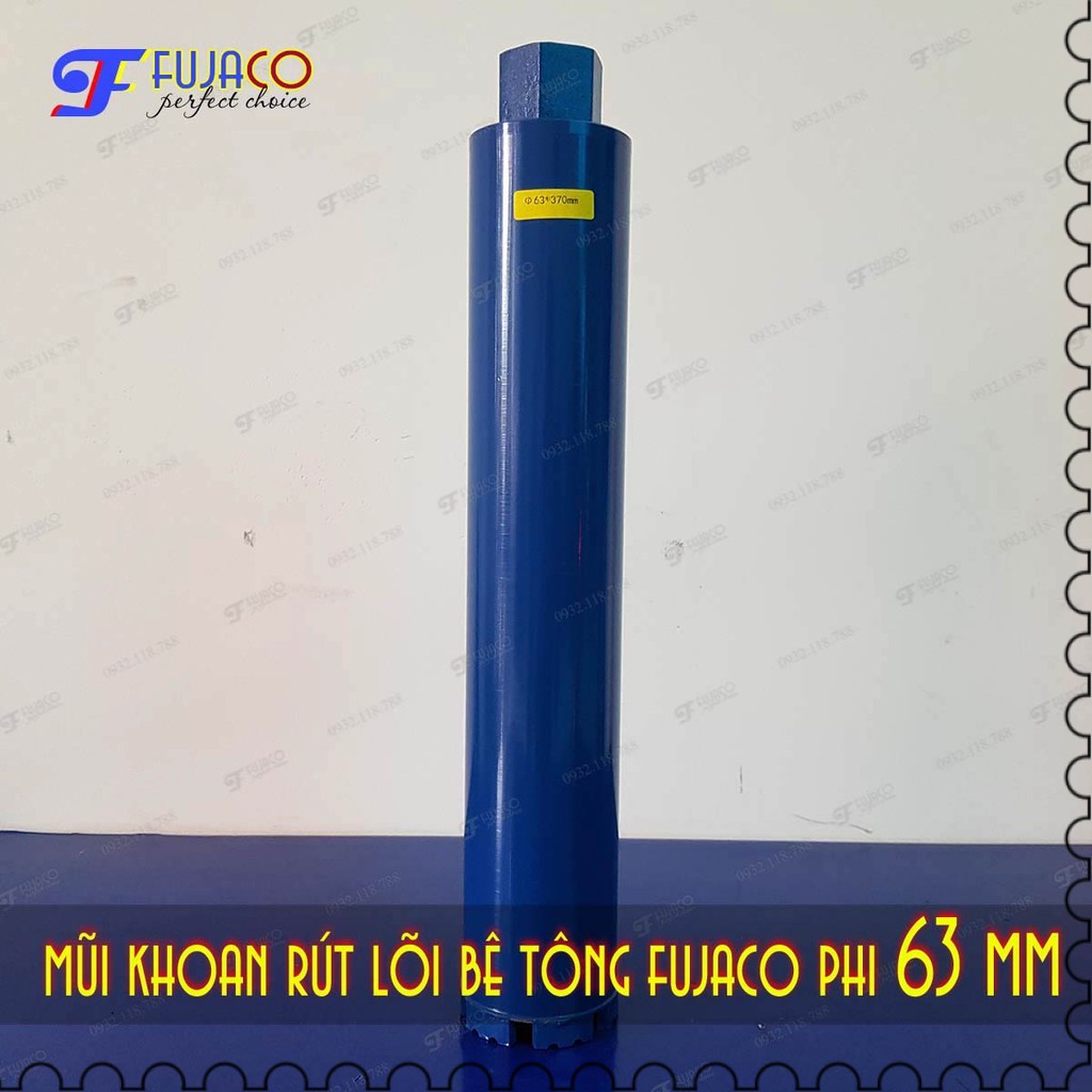 Mũi khoan rút lõi phi 63 mm - FUJACO