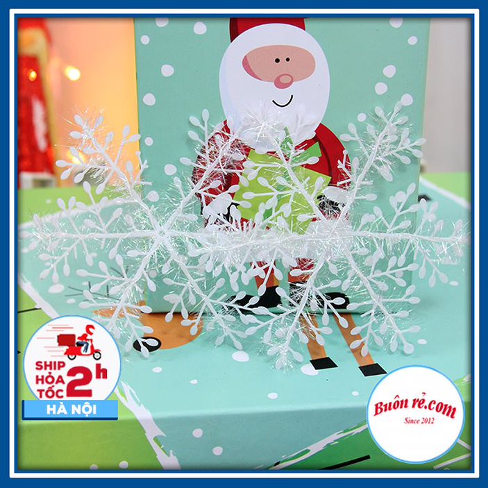 Set 3 Bông Hoa Tuyết Trắng Trang Trí Cây Thông Noel xinh xắn - Bông tuyết dán tường trang trí mùa Giáng Sinh 01512