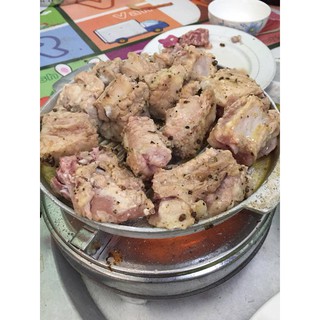 Combo bếp cồn + chảo gang + 3 cốc thạch cồn