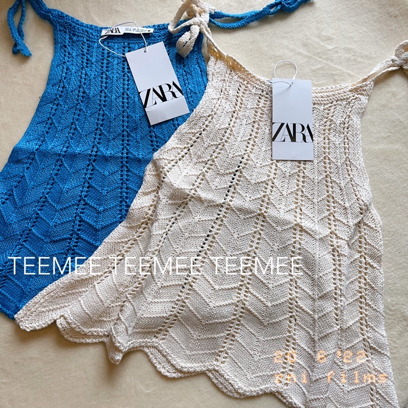 Áo yếm len móc Zara