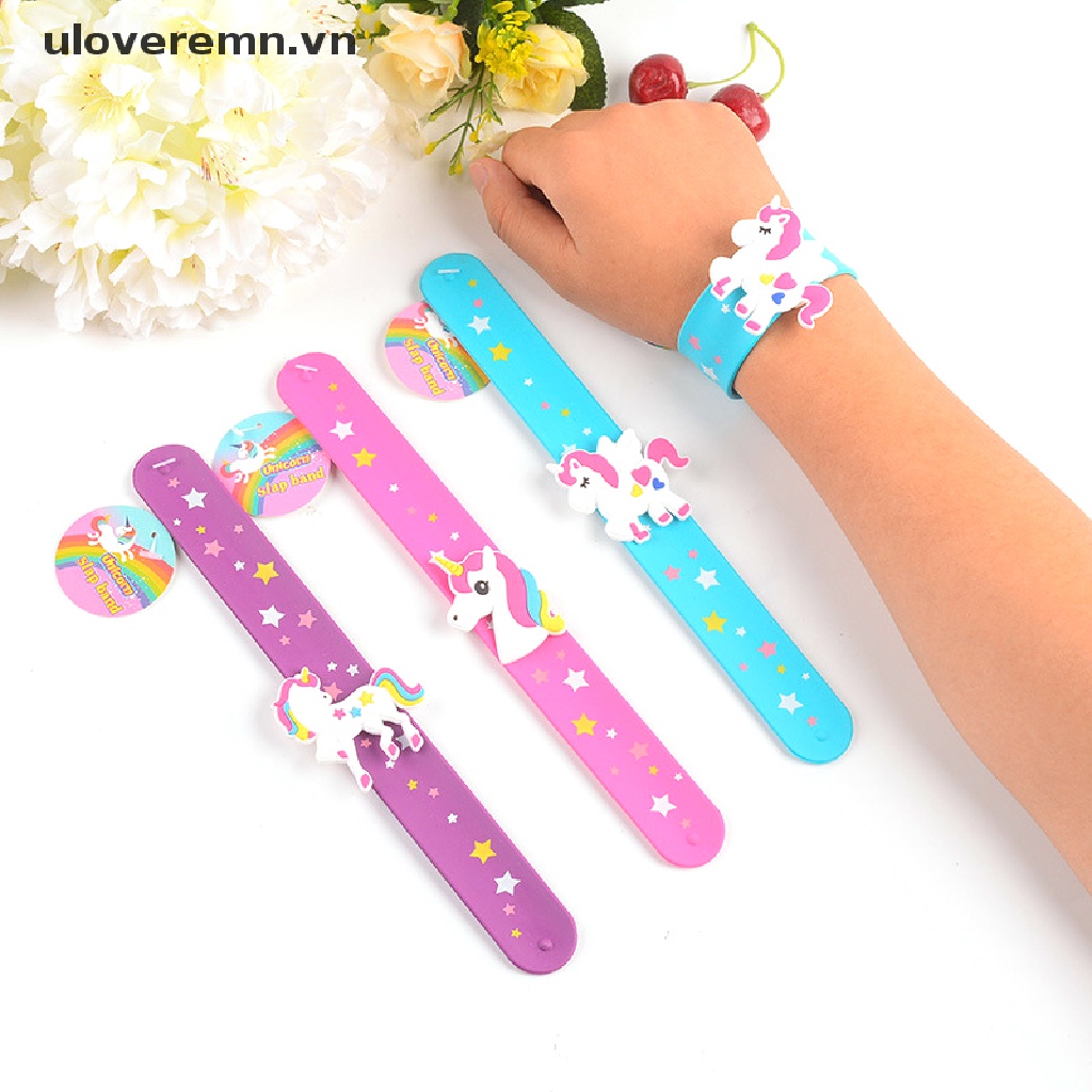 Uloveremn Vòng Tay Silicon Hình Kỳ Lân Hoạt Hình Cho Bé