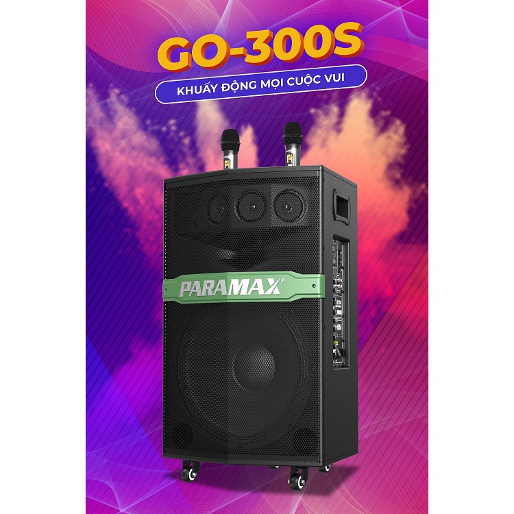 Loa kéo di động PARAMAX GO-300S - siêu phẩm độc đáo, âm thanh cực đỉnh