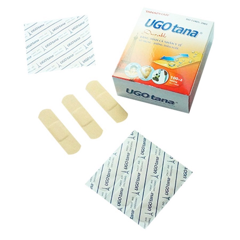 Hộp 102 miếng băng dán cá nhân UgoTana