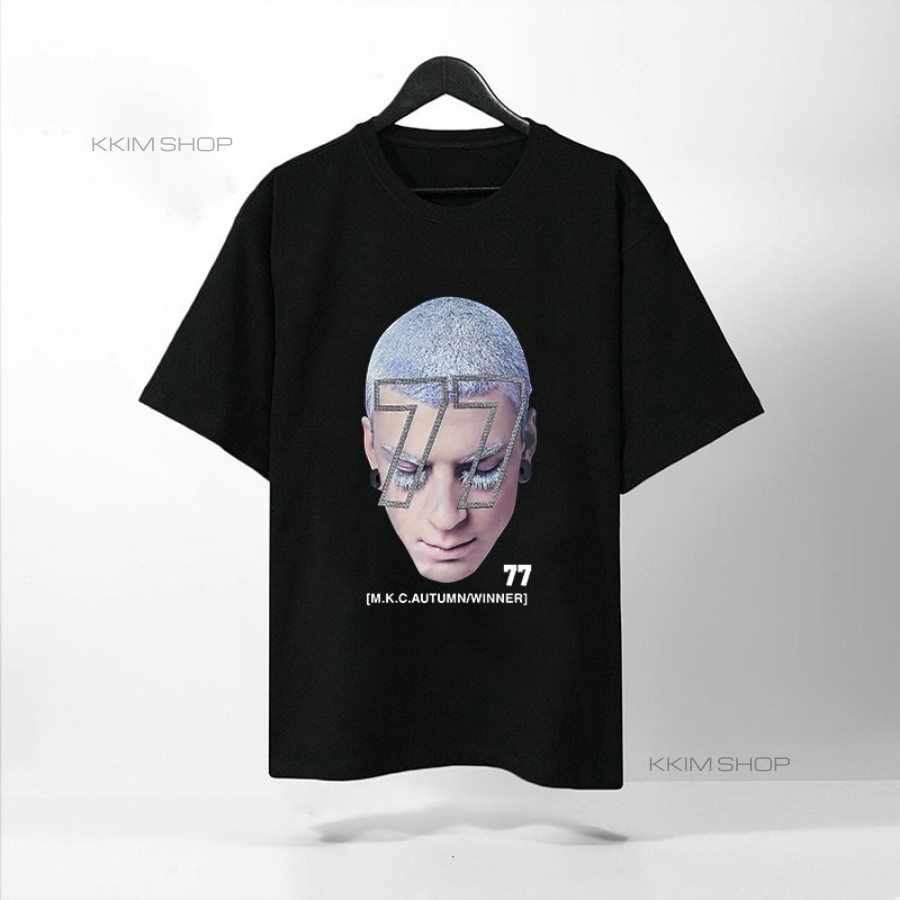 Áo Thun Tay Lỡ King Circle 77, áo phông unisex Form rộng oversize, chất liệu Cotton. KKIMShop