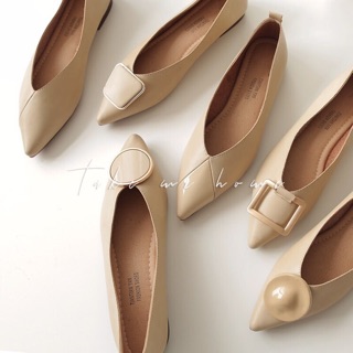 Giày búp bê nữ màu beige