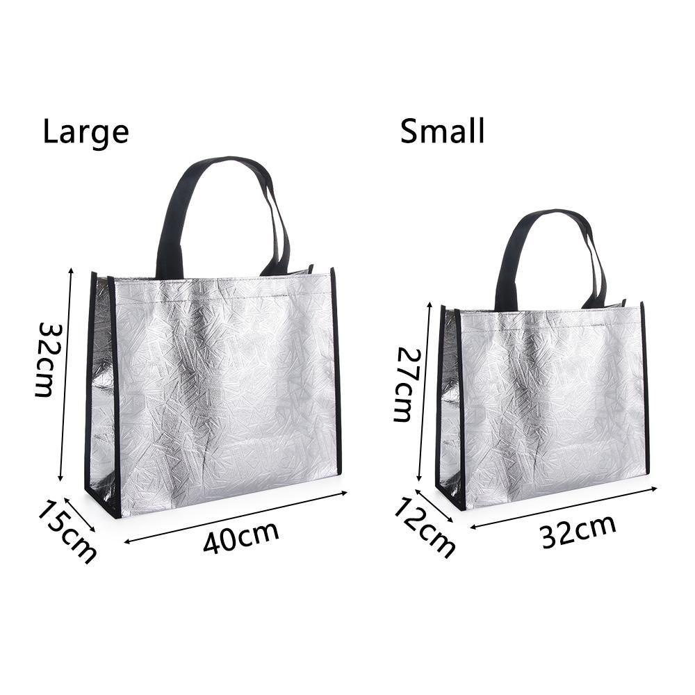 Set 1 / 3 Túi Mua Sắm Cỡ Lớn Có Thể Tái Sử Dụng Tiện Lợi ZAIJIE24