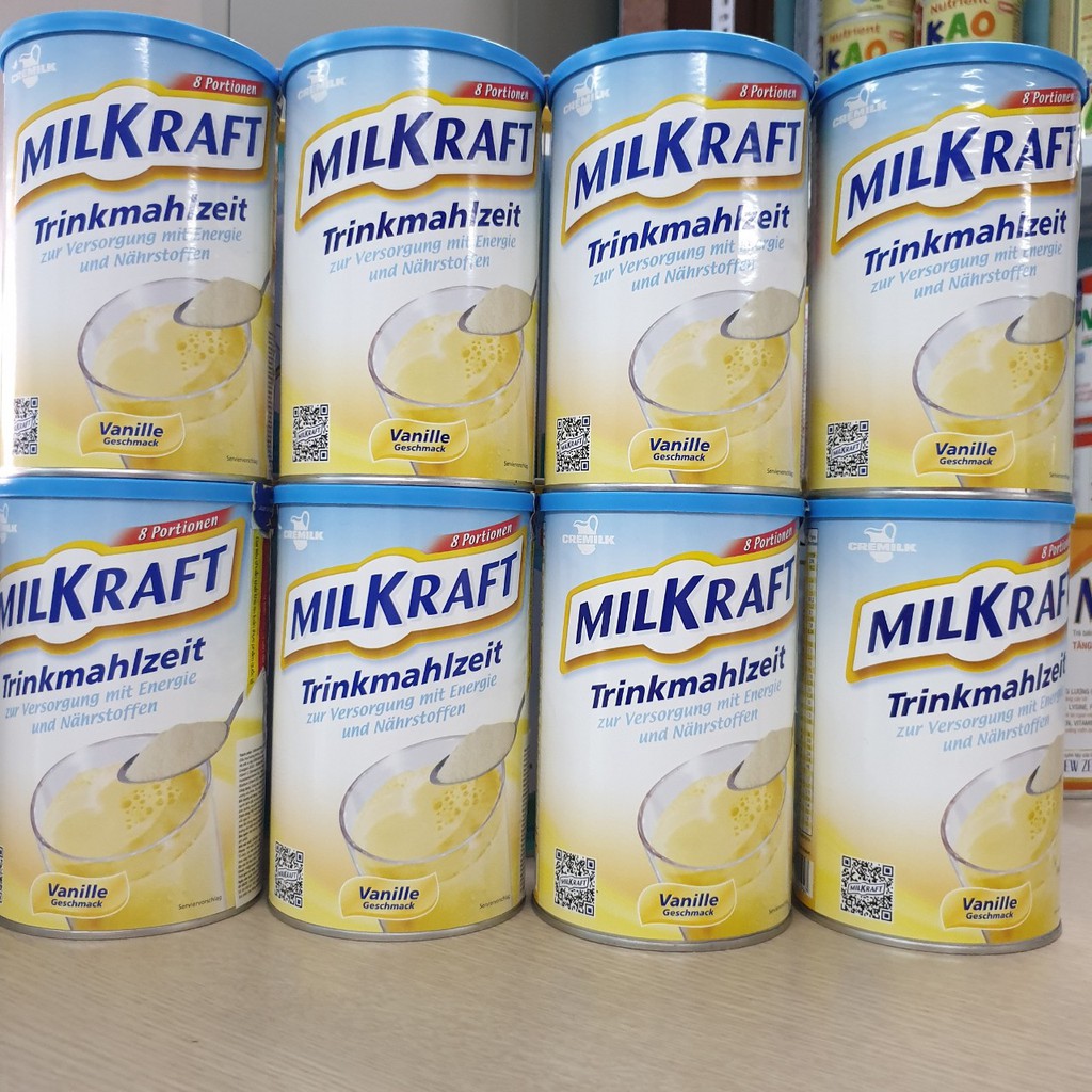 Sữa dinh dưỡng cho người lớn MILKRAFT hương vani 480g