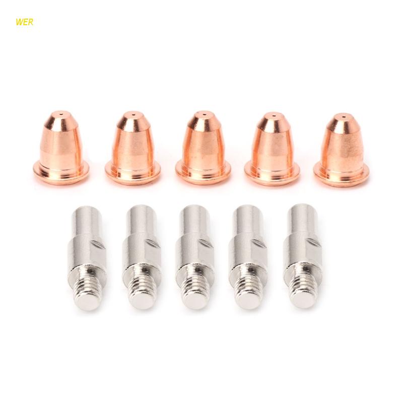 Bộ 10 Đầu Nối Điện Cực S45 0.8mm Cho Máy Cắt Plasma