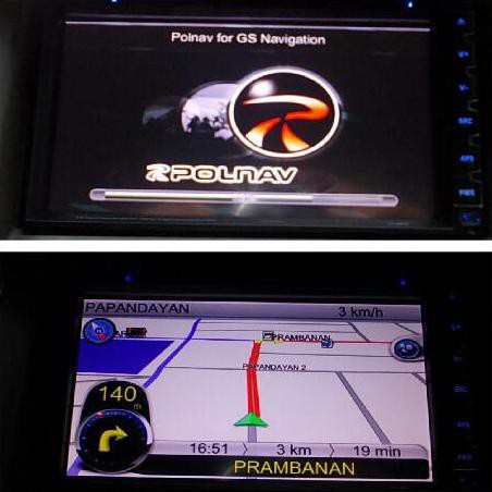 Đầu Dò Gps 2din + Dvd Cho Xe Hơi