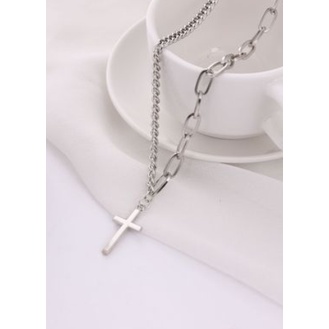 Sét Dây chuyền 3 lớp tách riêng được unisex thời trang Harajuku phong cách hip-hop cá tính mạnh mẽ -set vòng cổ 3 lớp