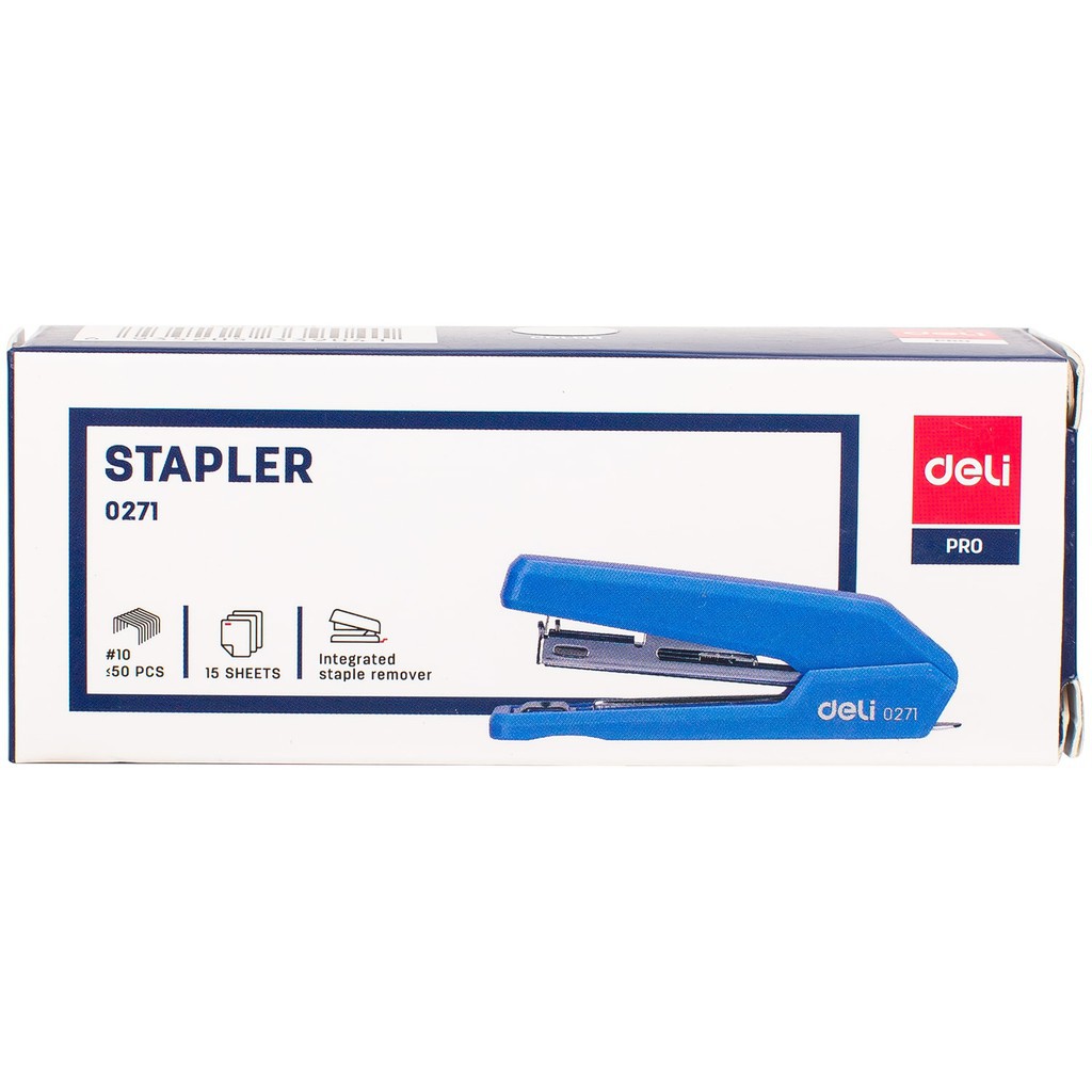 Dập Ghim Số 10 Deli Nhỏ Gọn Tiện Lợi - Chất Liệu Cứng Cáp, Siêu Bền, Chống Gỉ - Phù Hợp Dùng Trong Văn Phòng - E0271