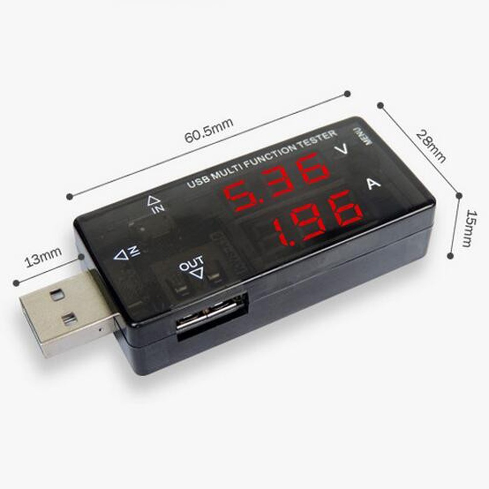 Thiết bị kiểm tra điện áp đầu sạc USB 3V-30V chuyên dụng