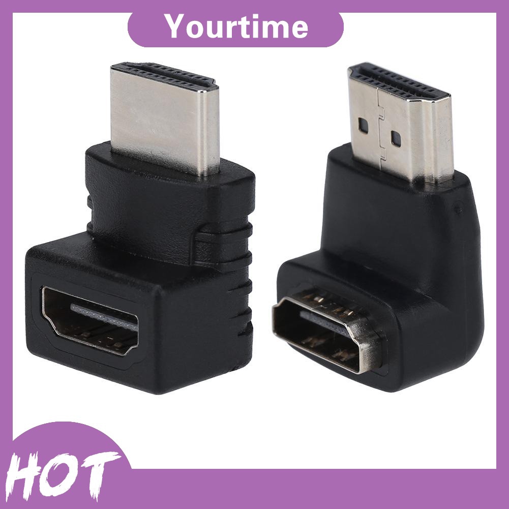 Vertical HDMI Male to Female Converter Adapter Cable Extender Connector