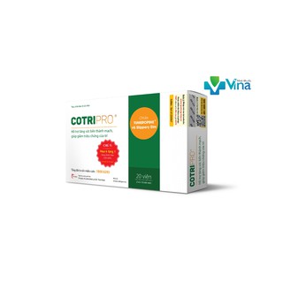 Cotripro - viên uống hỗ trợ bệnh trĩ . 2 vỉ x 10 viên