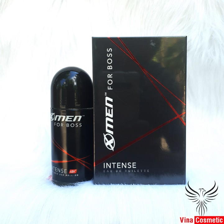 Combo Nước Hoa Nam Xmen For Boss Intense 50ml + Lăn Khử Mùi 50ml