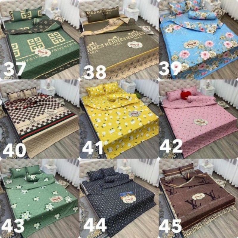 Ga Giường và 2 vỏ gối cotton poly cao cấp hàng loại 1 (được chọn mẫu) | BigBuy360 - bigbuy360.vn