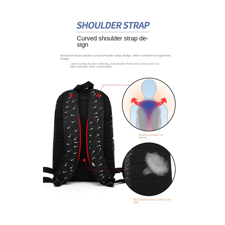 Ba Lô NIKE Chống Thấm Nước Thời Trang Nhật Bản Dành Cho Nam Và Nữ