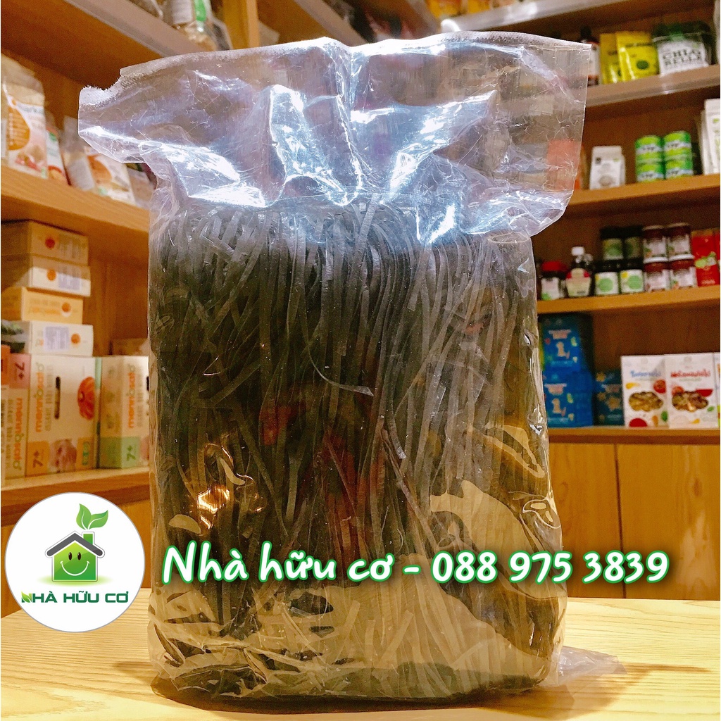 Phở GẠO LỨT ĐEN cao cấp 500g - HT Food - Date: 2/2024 - Nhà hữu cơ