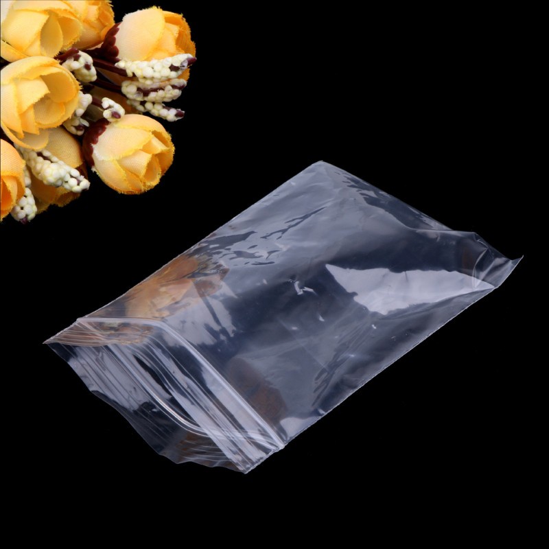 Set 100 Túi Zip Nhựa Trong Suốt 7cm X 10cm