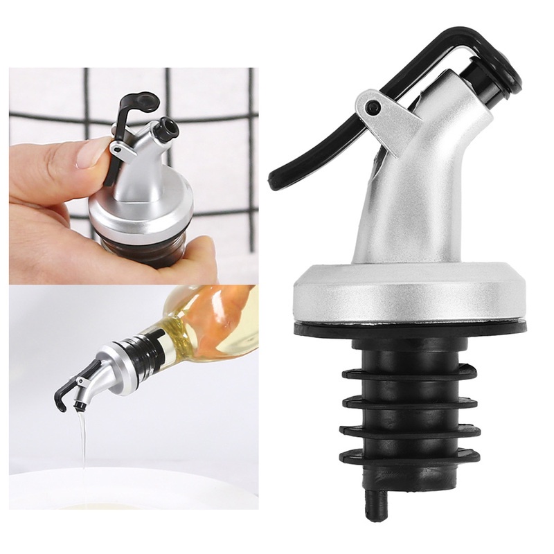 1 Vòi Nhựa ABS Chống Rò Rỉ Có Nút Nhấn Gắn Chai Đựng Dầu Olive/Giấm/Thực Phẩm Nhà Bếp