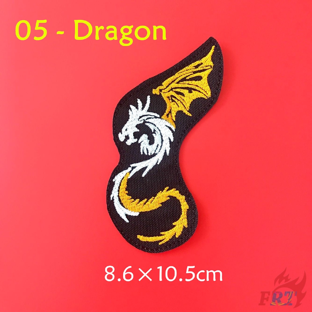 ☸ Sticker Ủi Thêu Hình Đầu Lâu / Dơi / Mèo / Ngựa / Bướm / Rồng ☸ 1 Miếng Dán Ủi Quần Áo Hình Đầu Lâu Halloween