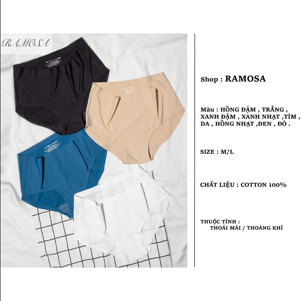 [Mã WANOV30 hoàn 15% xu đơn 99k] Qần lót nữ đúc su chất thun lạnh không đường may thoáng mát QL12 | BigBuy360 - bigbuy360.vn