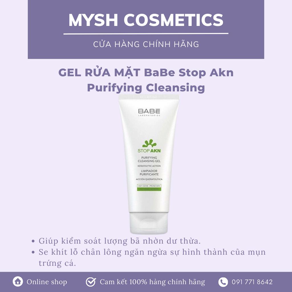 Sữa Rửa Mặt Babe Stop Akn Purifying Cleansing Gel 200Ml
