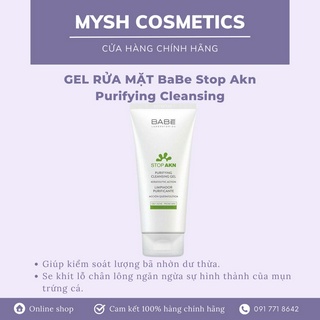 Sữa Rửa Mặt Babe Stop Akn Purifying Cleansing Gel 200ml