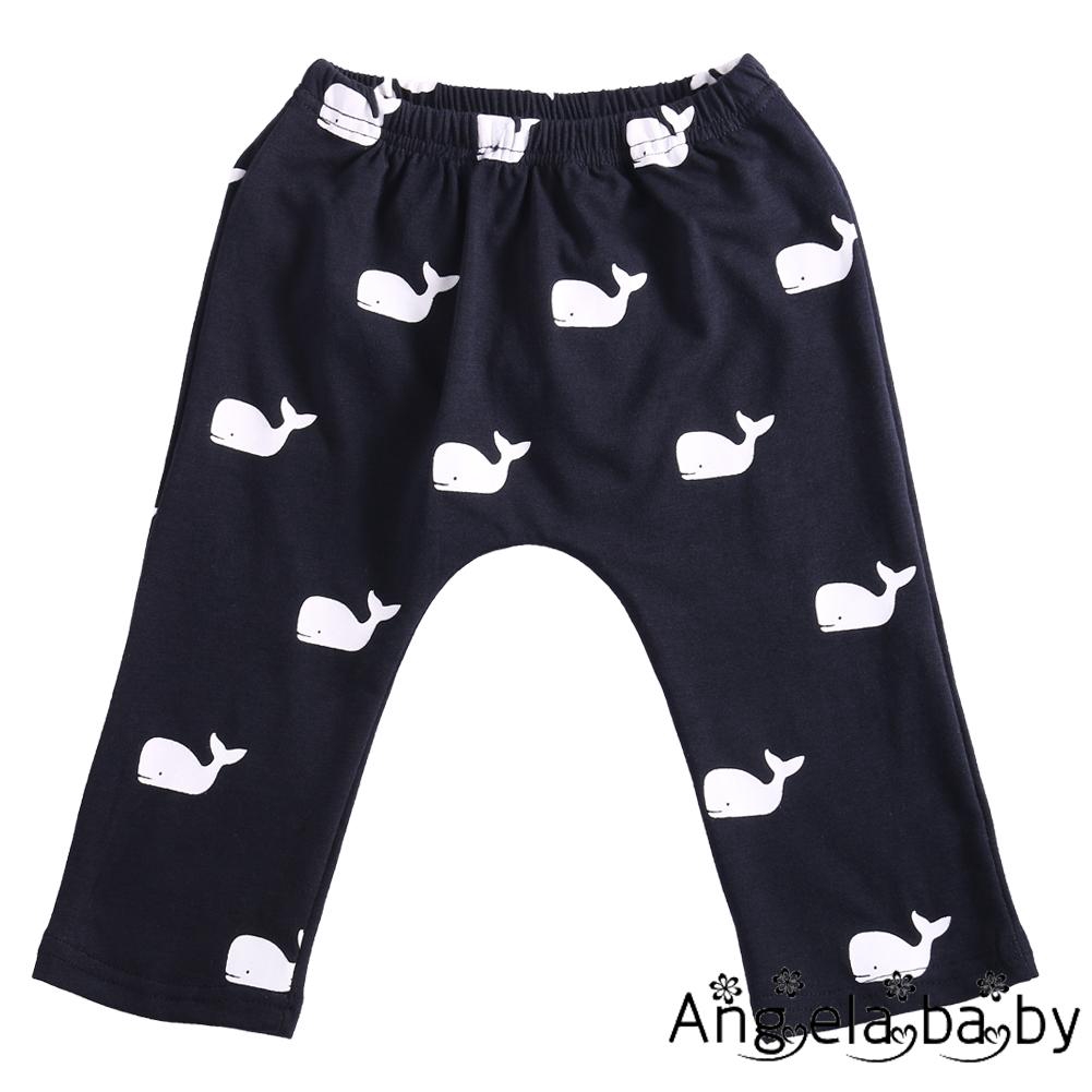 Hot Fashion Baby boys Children Cartoon Whale 100% Cotton Pants