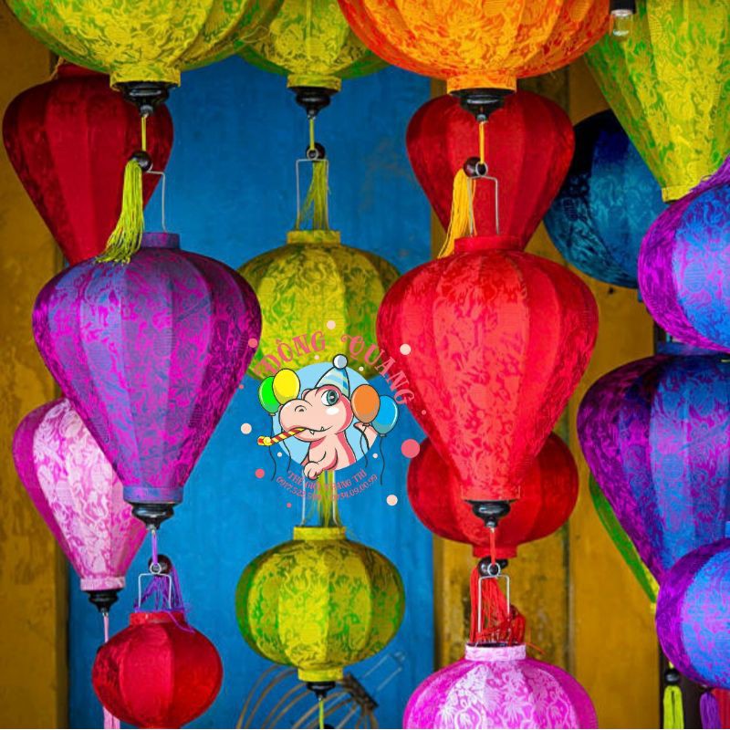 Đèn lồng Hội An hình dáng  10cm,20,30cm
