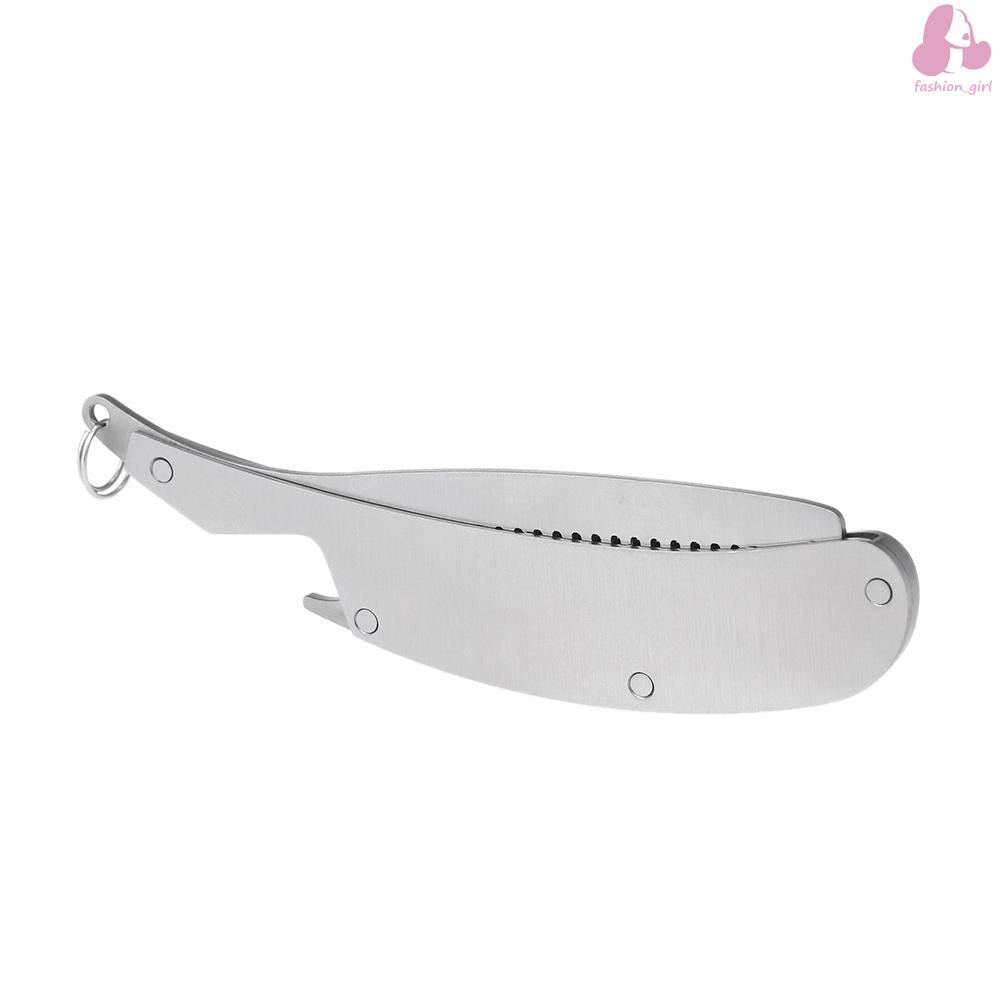 Lược chải râu gấp gọn bỏ túi bằng thép không gỉ dành cho nam