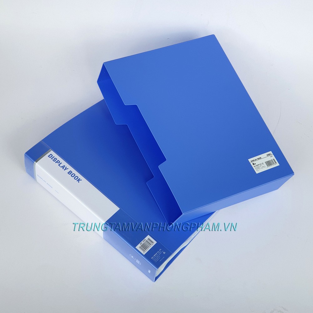 Bìa file hồ sơ 100 lá nhựa Deli 5200 - Thiên Long FO DB-05