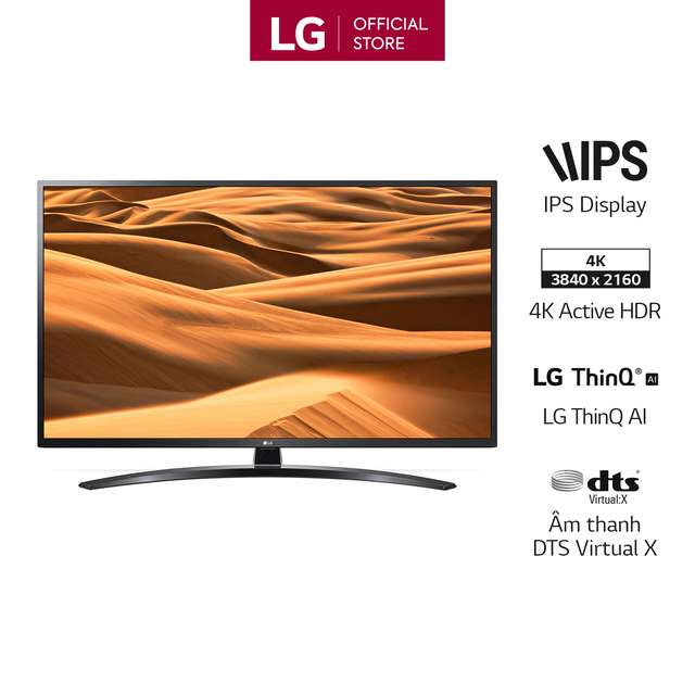 Smart Tivi LG 49 Inch UHD 4K 49UM7400PTA Model 2019 - Có Magic Remote (Chính Hãng)