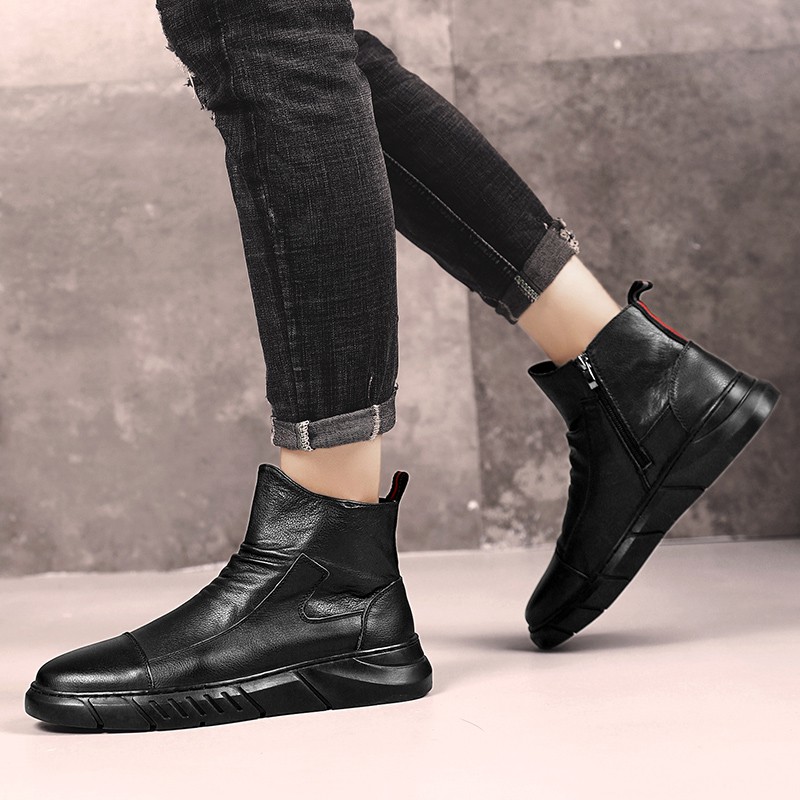 Leather boots for men ,formal black leather shoes for men ,cacual shoes for men, ,Kasut kulit ,Dress shoes for men , korean Formal shoes for men ,British business leather shoes ,Ankle boots for men ,Men's black boots