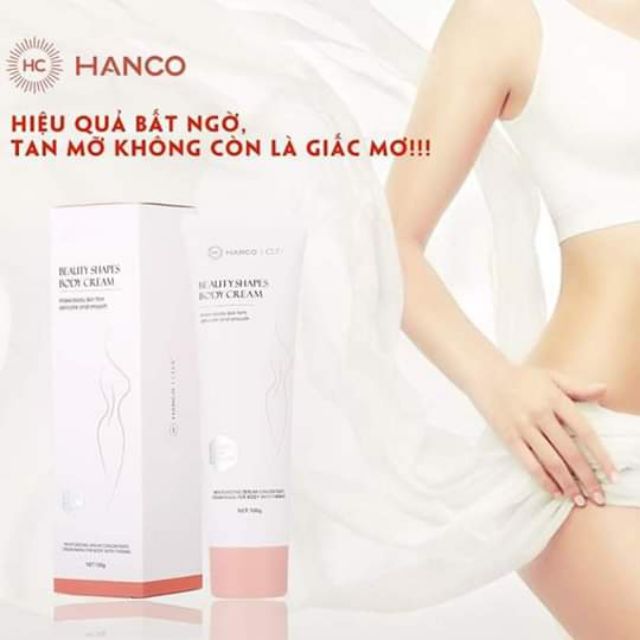 Kem Tan Mỡ Hanco _ Mua 1 tặng 1 giảm mỡ sau 20 phút đánh bằng dụng cụ quà tặng